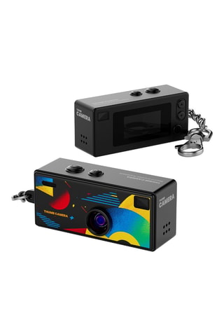 Mini caméra Rétro 80 - Écran LCD 0,96 pouce - Noir