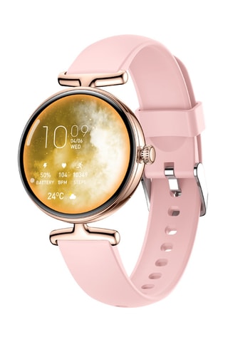 Montre connectée - Rose et doré