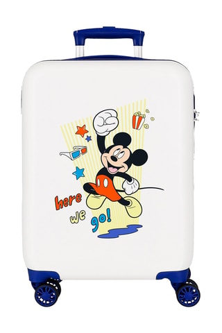 Bagaglio a mano (S) Topolino Disney - 55 cm - Bianco