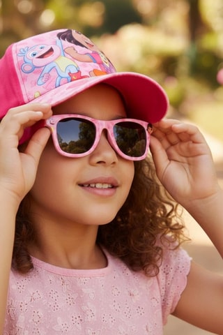 Cappellino e occhiali da sole kids Dora l’esploratrice - Rosa - Rosa