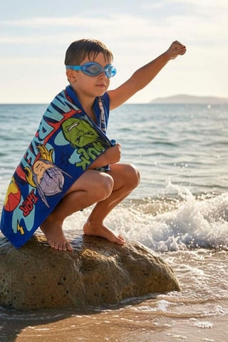 Telo mare e occhialini Avengers Marvel - Blu - Multicolore