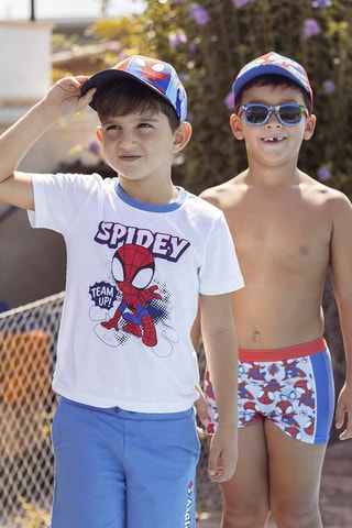 Casquette Spidey et ses amis extraordinaires Marvel - Blanc, rouge et jaune
