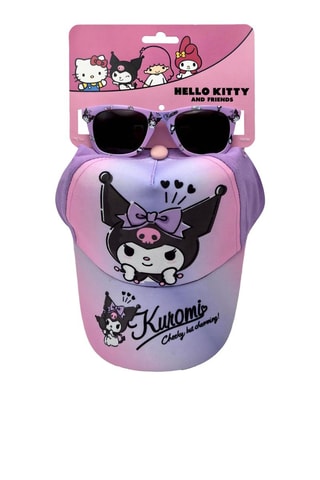 Cappellino e occhiali da sole kids Kuromi Sanrio - Viola - Viola