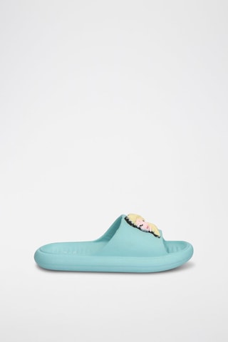 Ciabatte Elsa Frozen Disney - Celeste e giallo - Blu