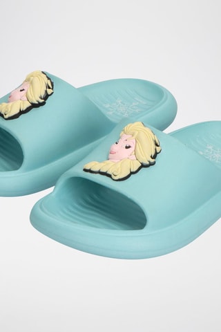 Ciabatte Elsa Frozen Disney - Celeste e giallo - Blu