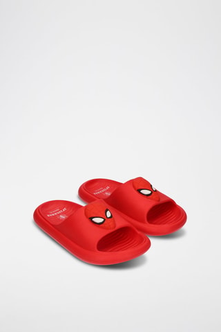 Ciabatte Spider-Man Avengers Marvel - Rosso e bianco - Rosso