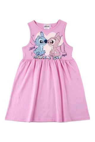 Abito Angel e Stitch Lilo e Stitch Disney - Rosa - Blu e rosa