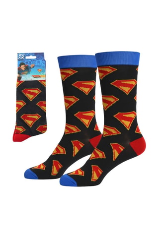 Calze Superman Justice League DC Comics - Antracite - Grigio
