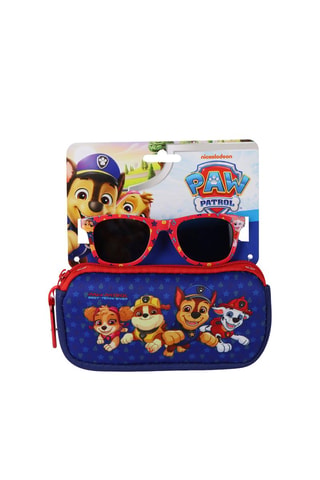 Occhiali da sole kids e astuccio Paw Patrol - UV400 - Nero e rosso