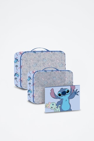 3 organizer da viaggio Lilo e Stitch Disney - Grigio - Blu e grigio