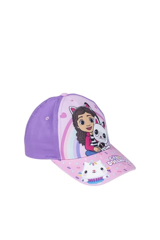 Casquette Gabby et la maison magique - Blanc, beige, violet et rose