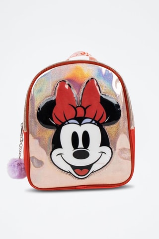 Zaino Minni Disney - Rosso - Bianco, nero, rosso e argentato