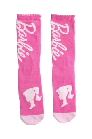 3 paia di calze Barbie - Rosa e bianco - Bianco, nero e rosa