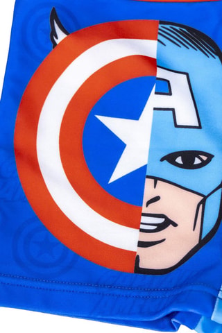 Costume parigamba Captain America Avengers Marvel - Blu scuro - Blu
