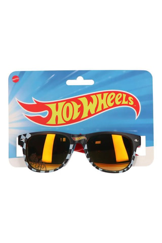 Occhiali da sole kids Hot Wheels - Lenti a specchio - UV400 - Nero e giallo