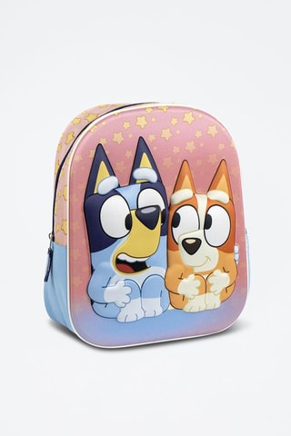 Zaino Bluey & Bingo Bluey Disney - Rosa e blu - Blu e rosa