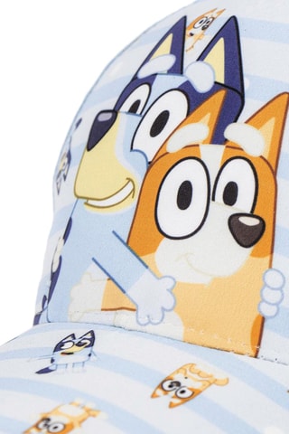 Casquette Bluey et Bingo Bluey - Blanc, bleu, marron et rose