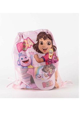 Set 3 pezzi Dora e Boots Dora l'esploratrice - Rosa - Rosa