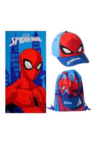 Set 3 pezzi Spider-Man Marvel - Cobalto e rosso - Blu