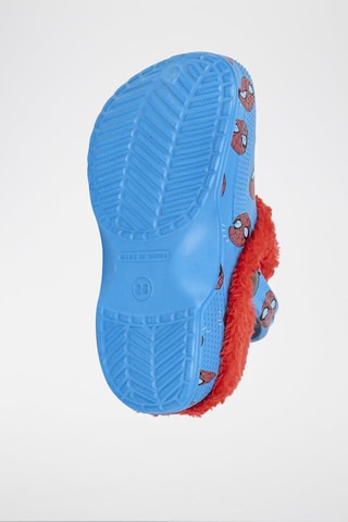 Sabot 2 in 1 in pelliccia di montone Spider-Man Avengers Marvel - Cobalto - Rosso e blu