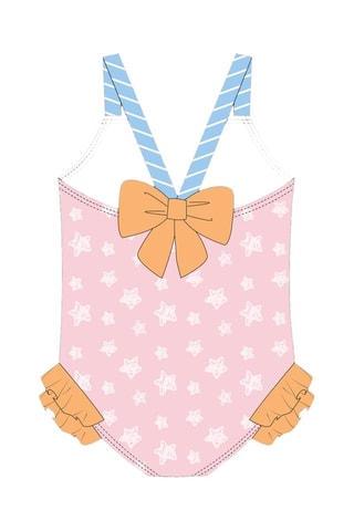 Costume intero Bluey e Bingo Bluey - Rosa e bianco - Multicolore