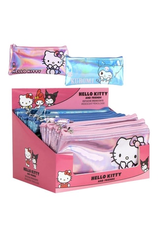 1 trousse Hello Kitty et Kuromi Sanrio - Violet