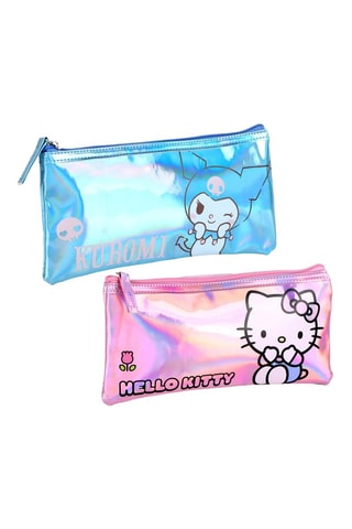 1 trousse Hello Kitty et Kuromi Sanrio - Violet