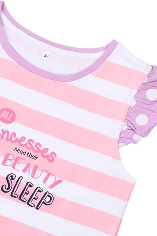 Pigiama Peppa Pig - Rosa e viola - Bianco, nero e rosa