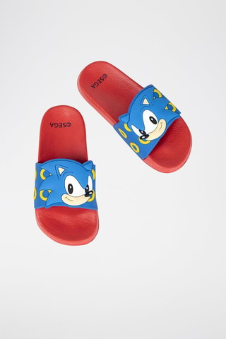 Ciabatte Sonic - Blu e rosso - Blu