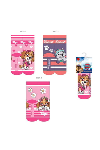 3 paia di calze Paw Patrol - Blu - Blu