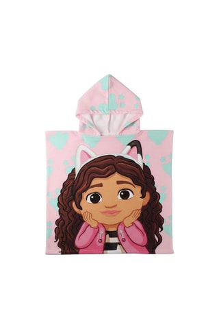 Poncho de bain à capuche Gabby et la Maison Magique - Rose