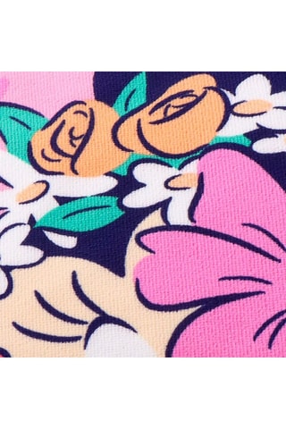 Mantellina da bagno con cappuccio Minni Disney - Rosa e verde chiaro - Rosa