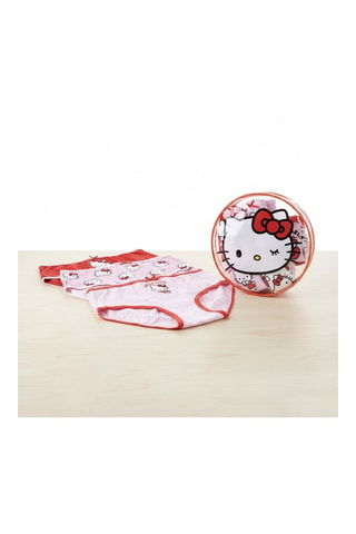 5 slip Hello Kitty Sanrio - Bianco e rosa - Bianco e rosa