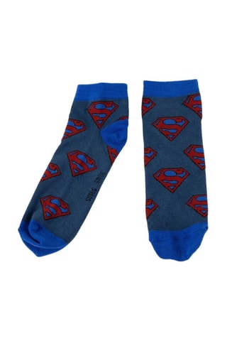 2 paia di calze Superman Justice League DC Comics - Blu elettrico - Rosso e blu