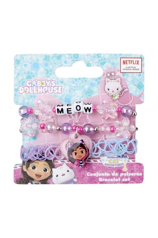 3 bracciali La casa delle bambole di Gabby - Rosa