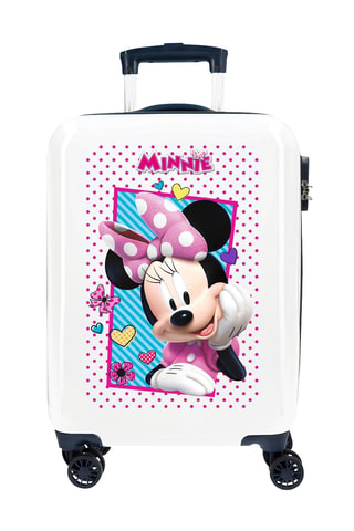 Bagaglio a mano (S) Minni Disney - 50 cm - Bianco