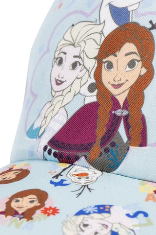 Cappellino Frozen Disney - Turchese - Bianco, marrone e rosa