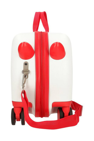 Valigia per bambini Saetta McQueen Cars Disney Pixar - Beige - 45 cm - Beige, rosso e giallo