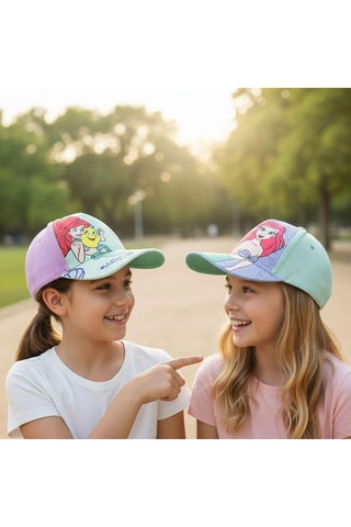 Casquette Ariel et Polochon La Petite Sirène Disney - Bleu