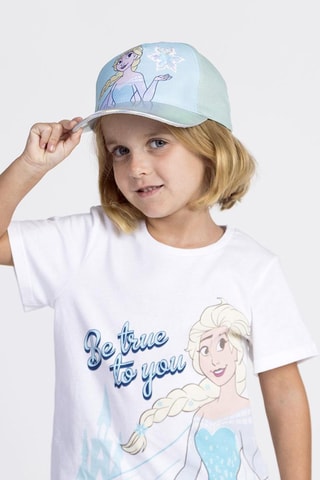 Cappellino Elsa Frozen Disney - Blu - Bianco, blu, giallo e rosa