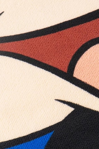 Telo doccia Topolino Disney - Rosso - 70 x 140 cm - Nero e rosso