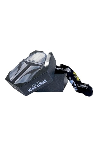 3 paia di calze The Mandalorian Star Wars - Grigio chiaro melange, nero e verde - Multicolore