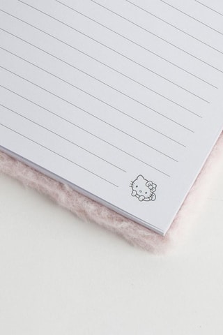 Taccuino a righe Hello Kitty Sanrio - Rosa cipria - 15 x 21 cm