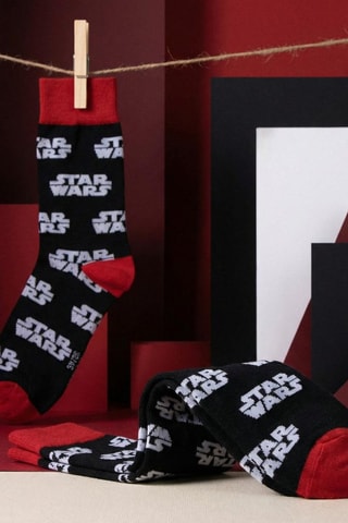 Calze Star Wars - Nero e rosso - Nero e rosso