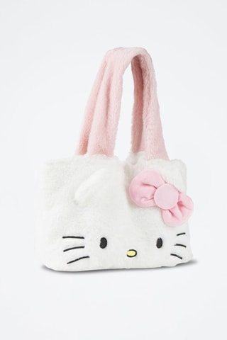 Sac shopping Hello Kitty Sanrio - Blanc et rose