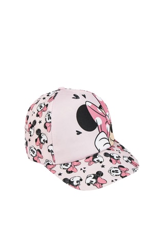 Cappellino Minni Disney - Rosa - Bianco, nero, beige e rosa