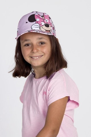 Cappellino Minni Disney - Rosa - Bianco, nero, beige e rosa