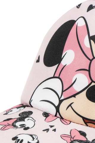 Cappellino Minni Disney - Rosa - Bianco, nero, beige e rosa