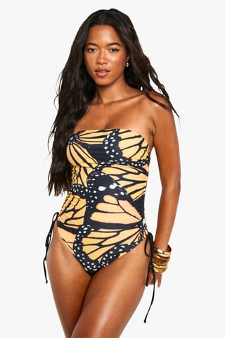 Maillot 1 pièce bustier - Noir