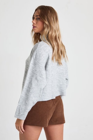 Pull - Gris clair chiné